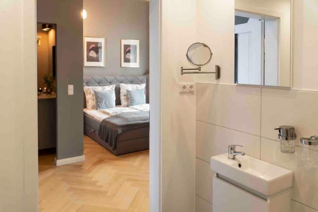 Zentrales Design Apartment 不莱梅 外观 照片